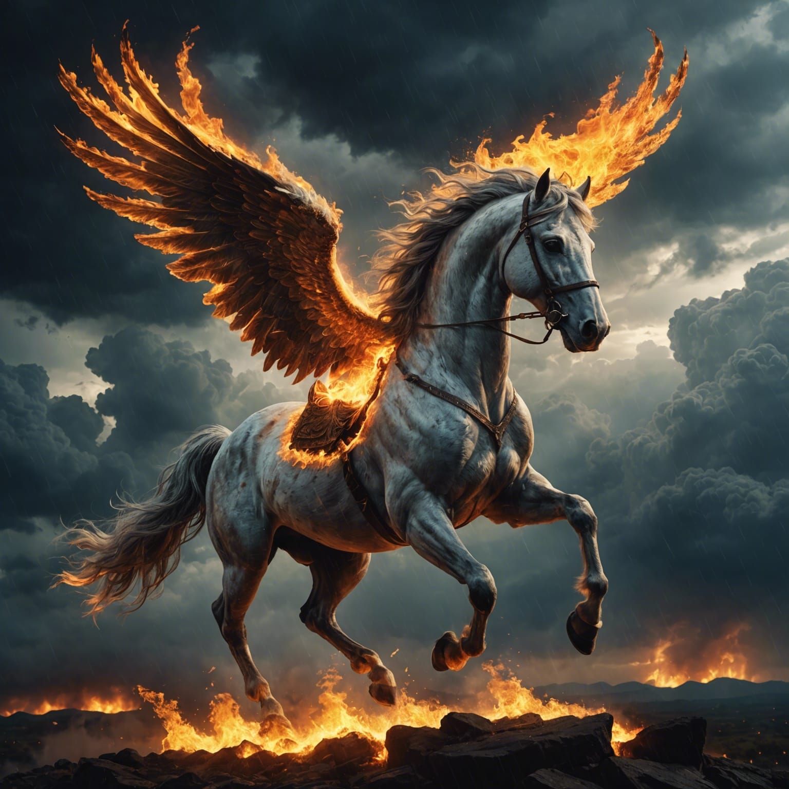 Fire pegasus