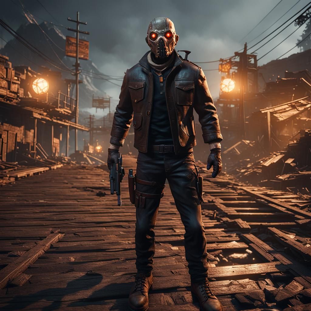 Psycho Bandit in 3D Game Cinematic Style