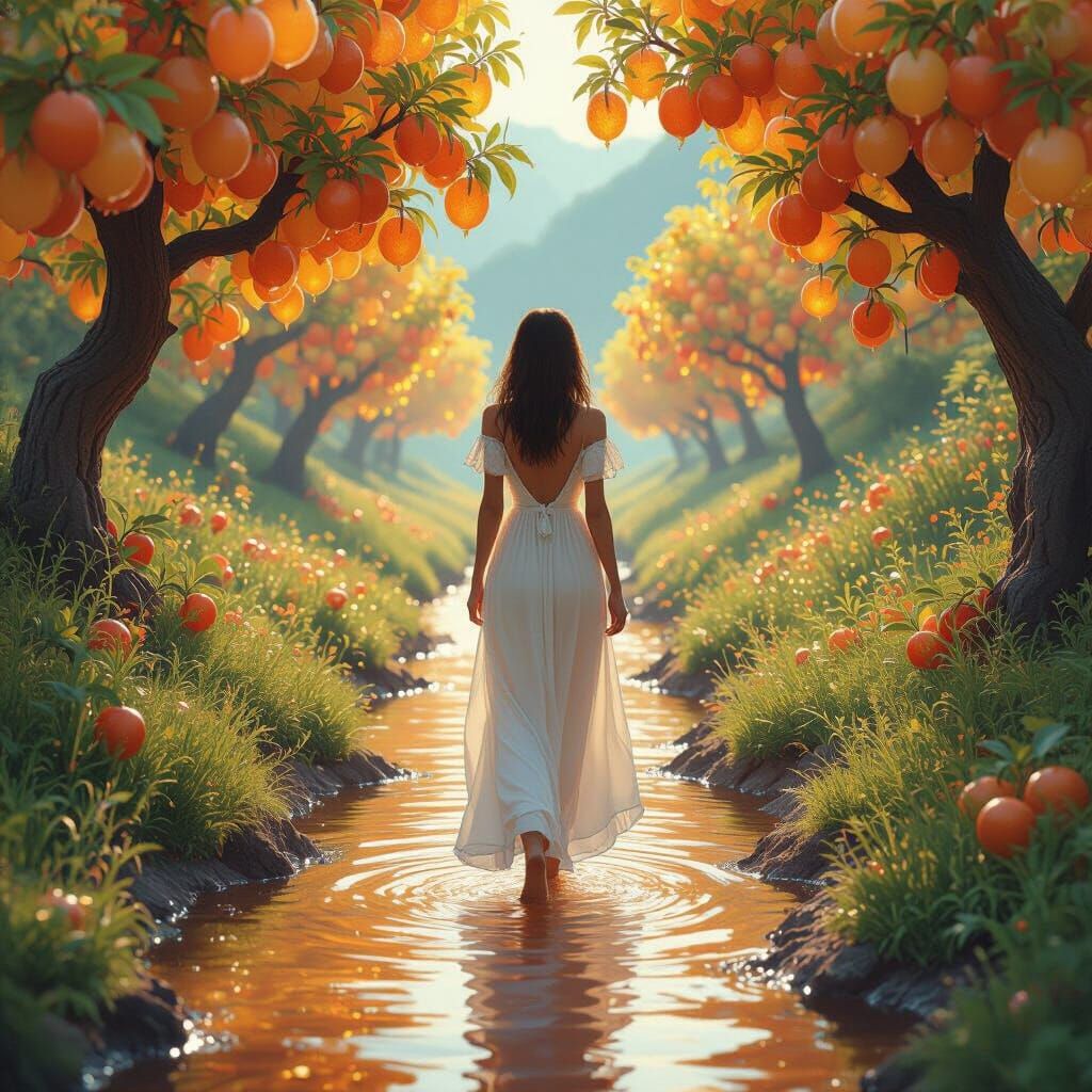 Ethereal Valley with Rivers of Honey