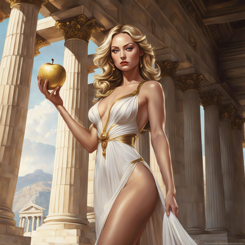 Goddess of Discord in Golden Glory