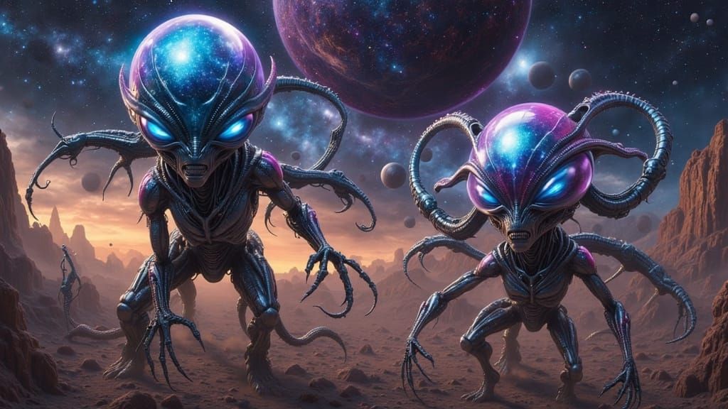 Galactic Bazaar in a Distant Cosmos