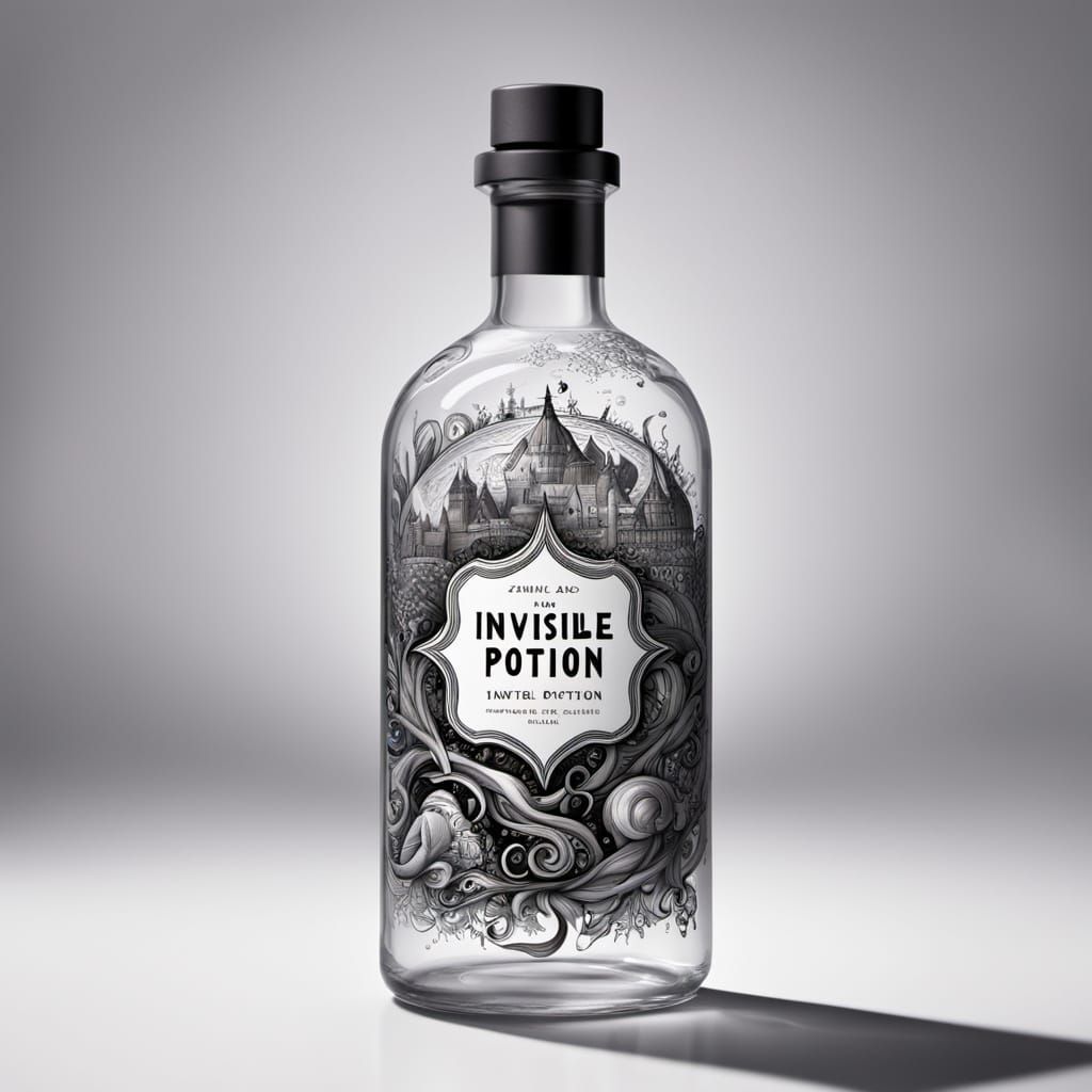 Enchanted Apothecary Label in Mystical Style