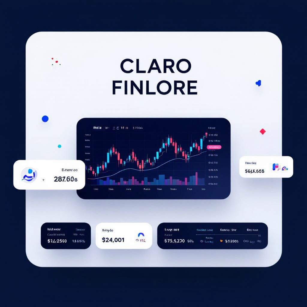 Claro Finlore: Modern Digital Trading Platform Interface