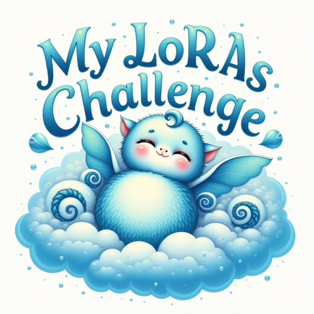 Enchanted Whimsy in Electric Blue