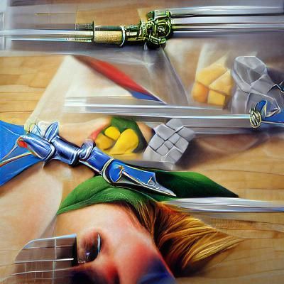 Hyperrealistic Zelda: Four Swords Adventures Box Art