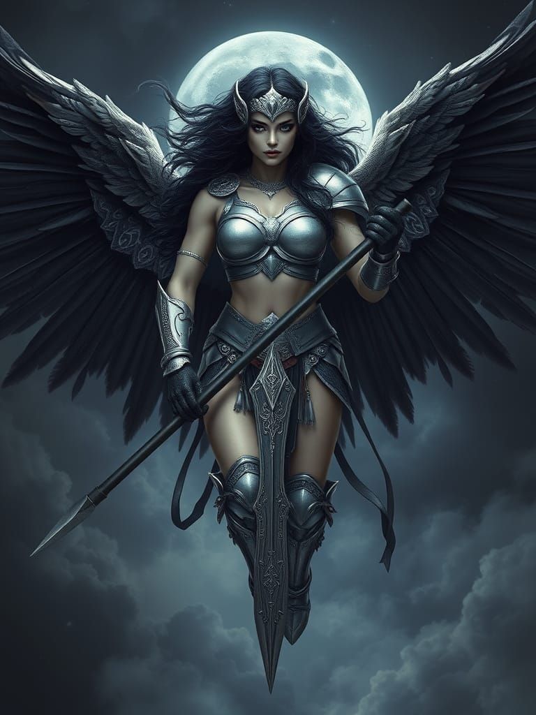 War Goddess Radiates Power in Ethereal Beauty