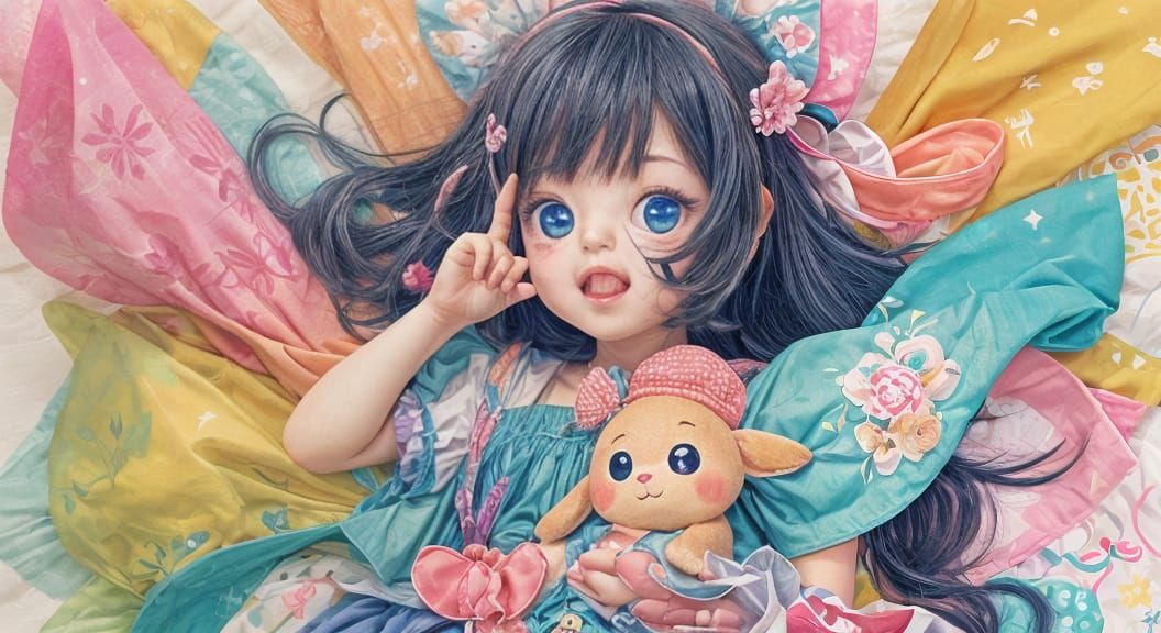 Charming Kawaii Art Image