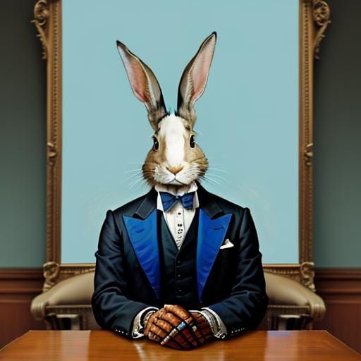 The bank  loan officer rabbit