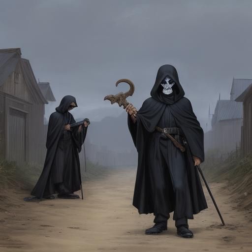 Grim Reaper Mouse with Scattered Thoughts