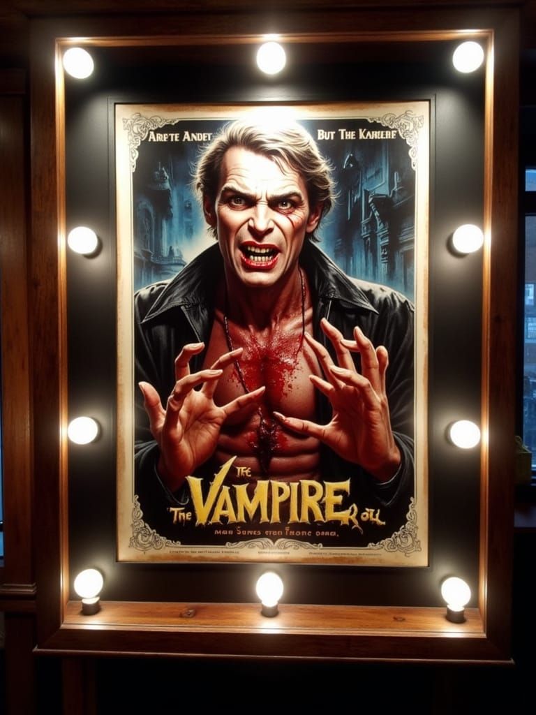 Gritty Realism Poster for The Vampire Movie