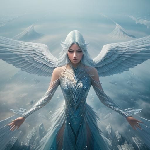 Angels and Diamonds in a Mystical Realm