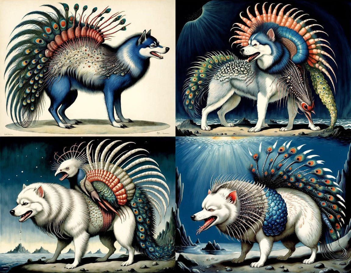 Bizarre, Nightmarish Hybrid Creature of Krakatoa and Prawn