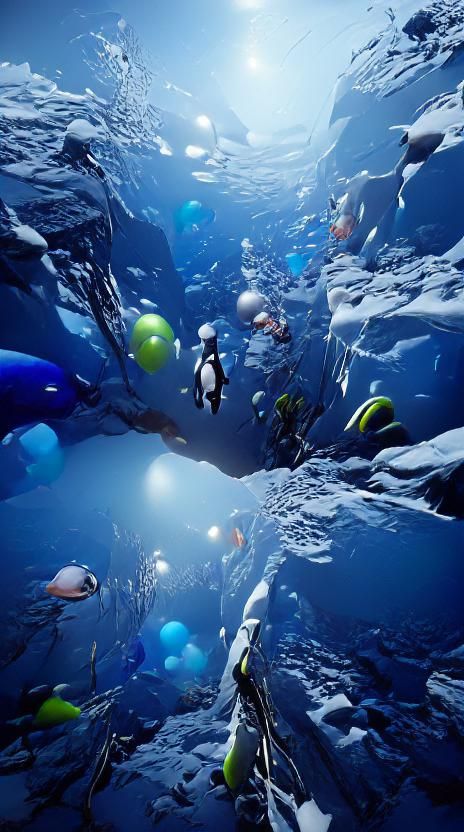 Deep Sea Diving Scene in Unreal Engine