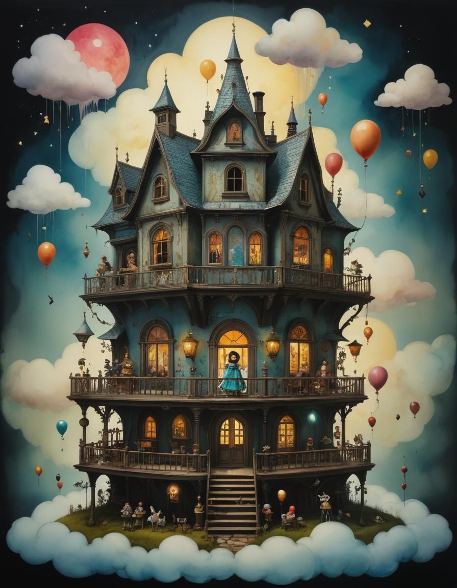 "For all the time spent in that room'
The doll’s house, dark...