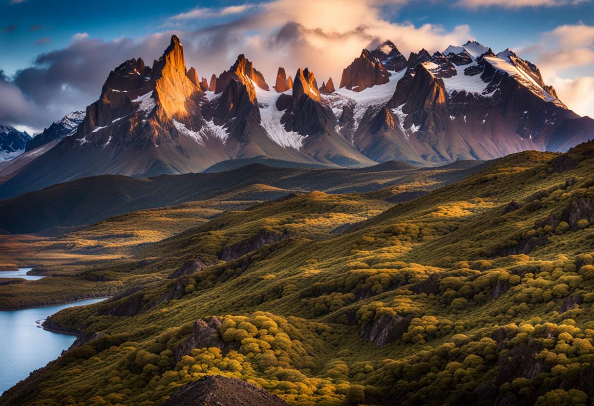 Chilean Mountains: Professional Photography with Bokeh