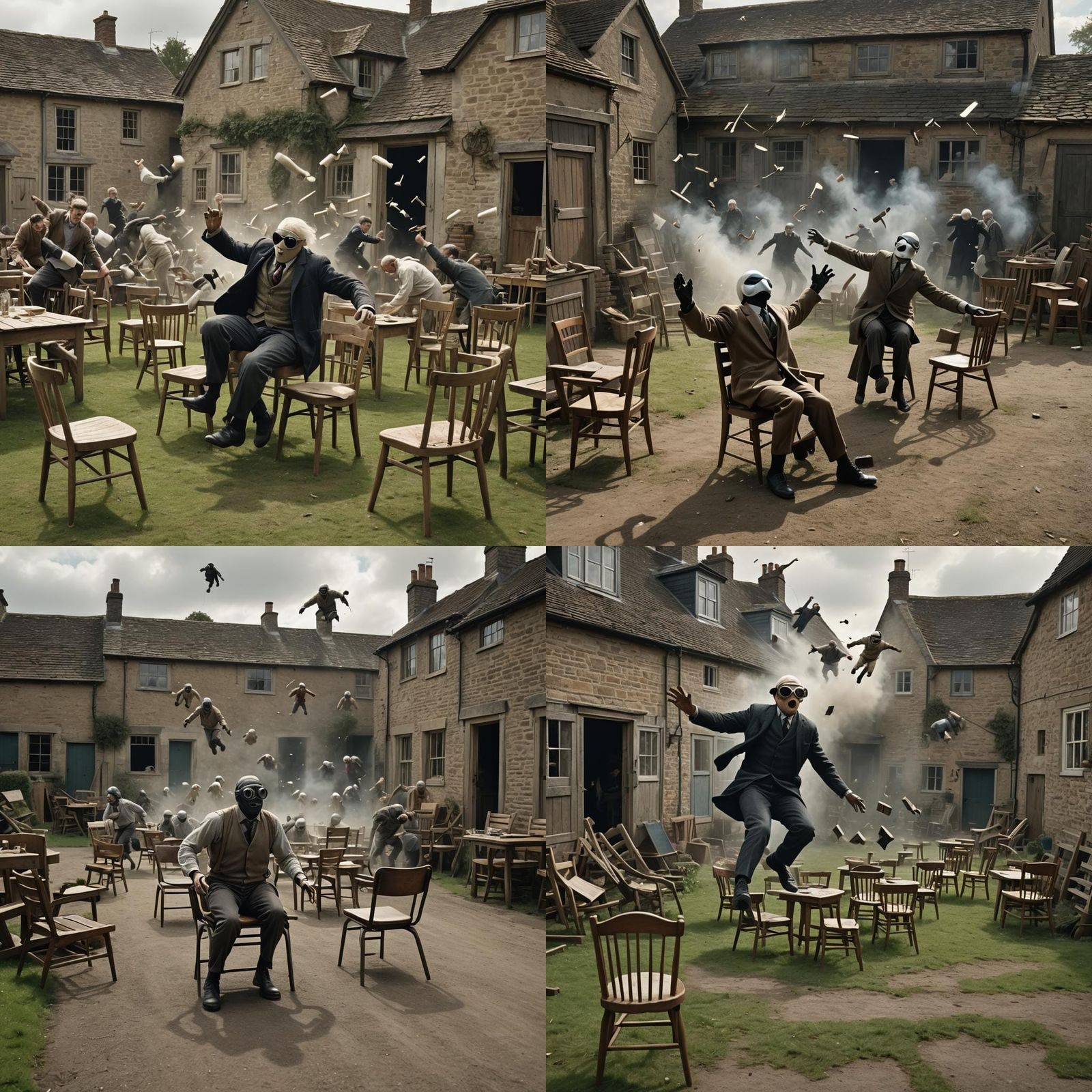 Invisible Man: Havoc in the Village, Photorealistic 8K