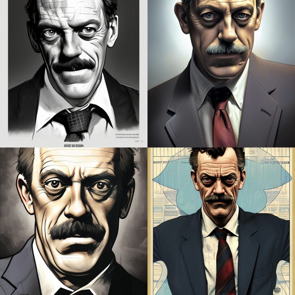 Hugh Laurie as J. Jonah Jameson Portrait