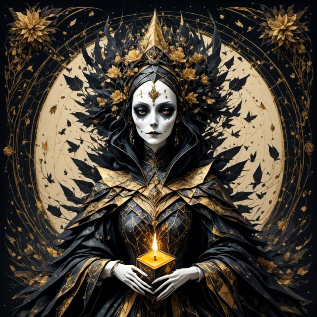 Chocolate Origami Starry Night Fusion