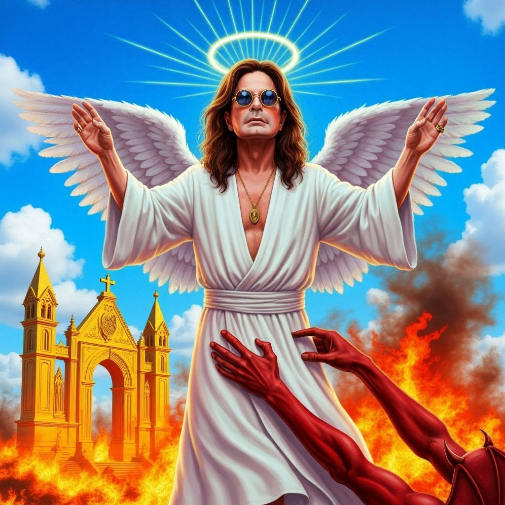 Ozzy Osbourne Ascends to Heaven as Angel