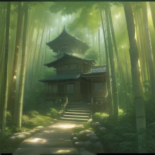 Tiger in Bamboo Forest: Makoto Shinkai Anime