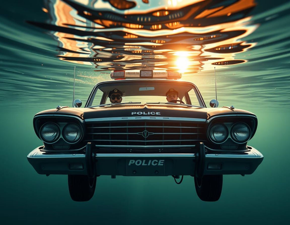 1960s Police Car Found at the Bottom of a Lake