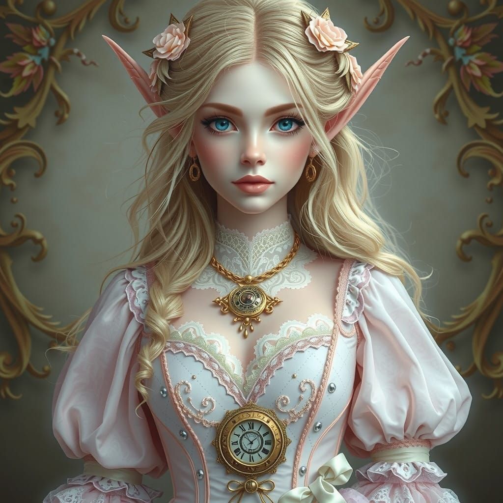 Ethereal Steampunk Elf Artificer