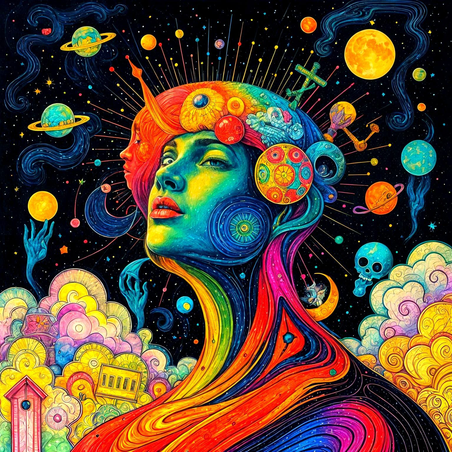 Vivid Colored Imagination