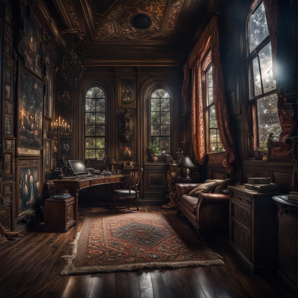 Hyperrealistic Space Scene with Intricate Details