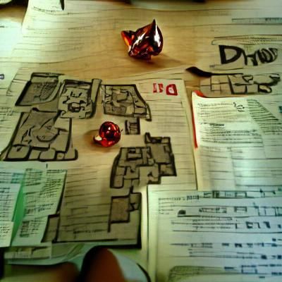 Dungeons and Dragons Game in Progress