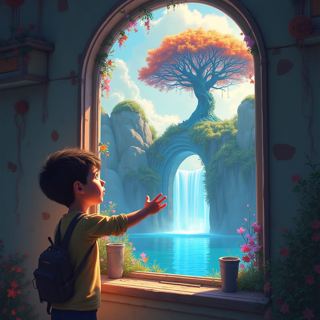 Boy Discovers Enchanted Realm Beyond Mere Reality