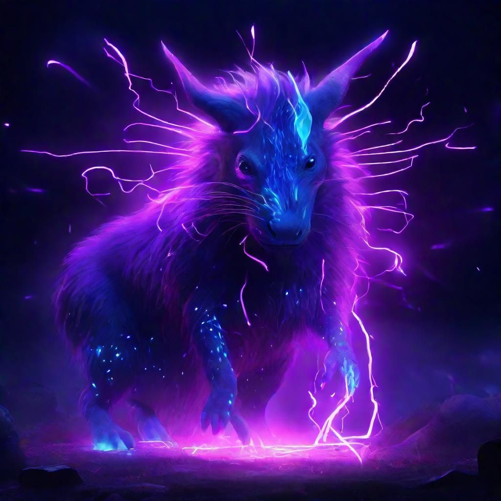 Glowing Snark Sparking in the Dark: Concept Art