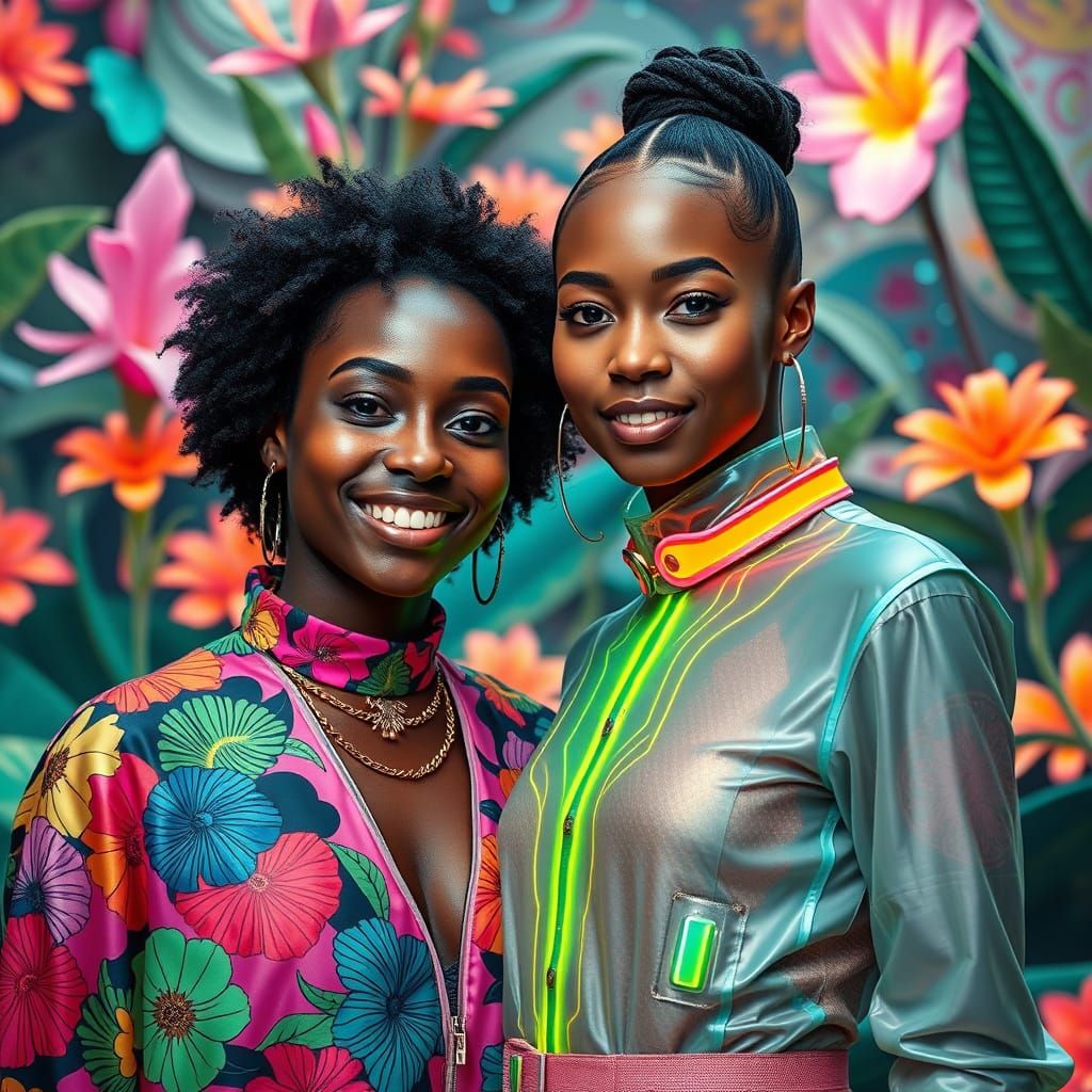 Futuristic Vegan Streetwear in a Surreal World