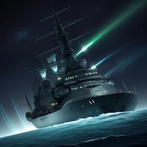 Zyntharian Scout Ship Near Earth in Cinematic Style