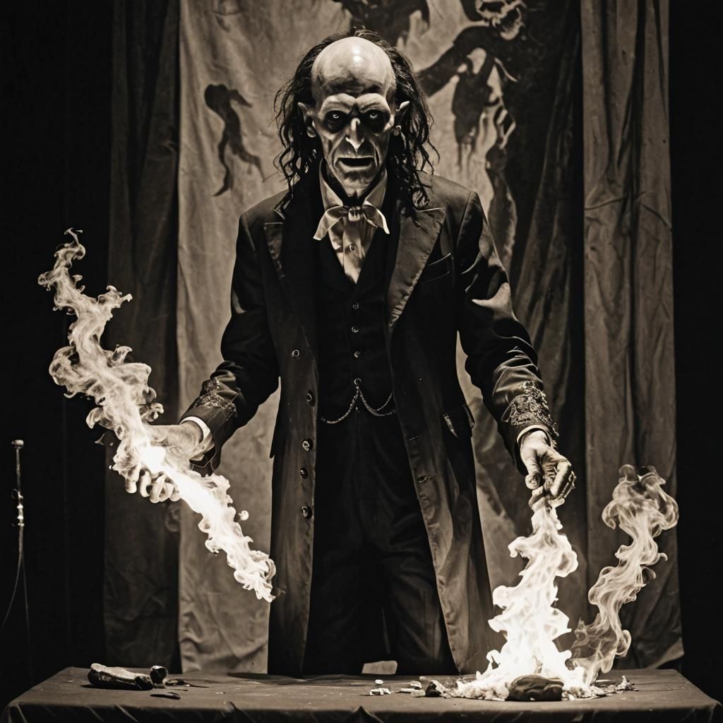 Arcane Misanthrope Performs Stage Magic in Inferno