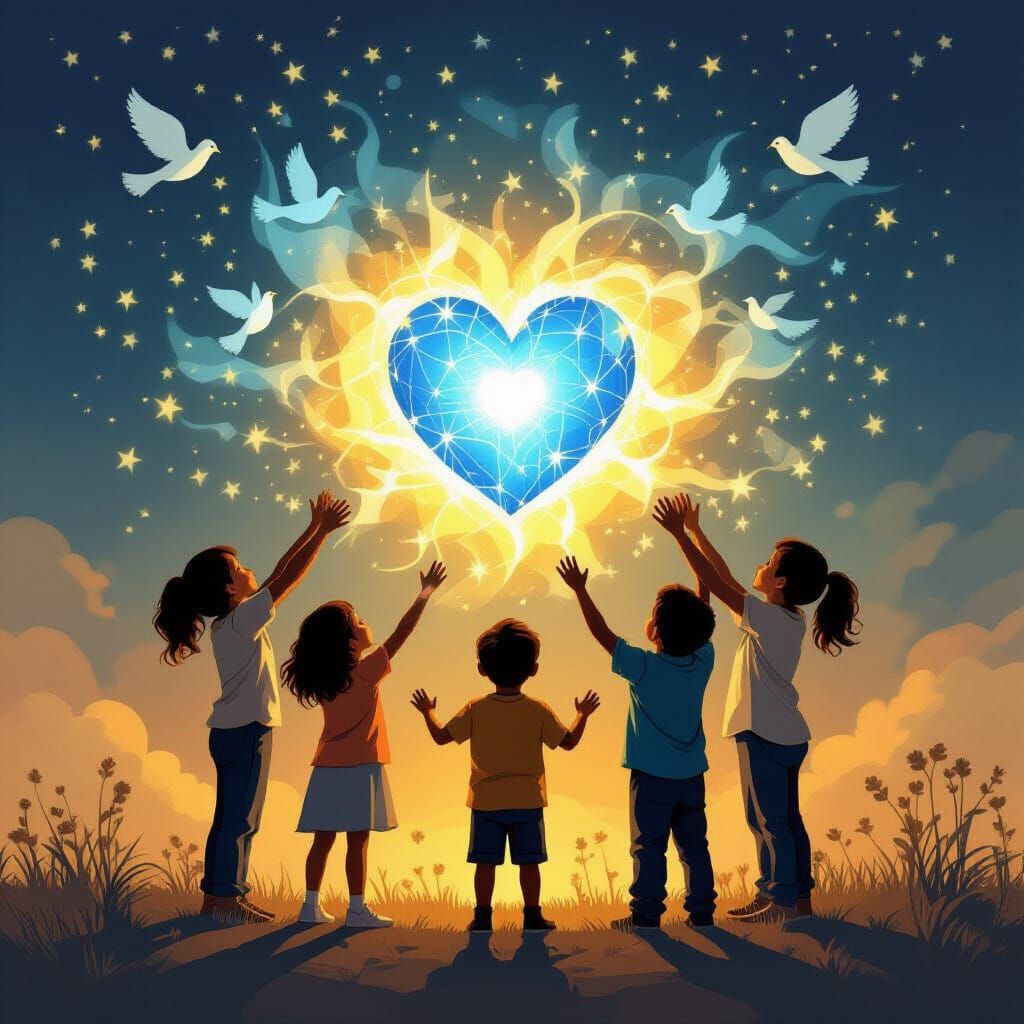 Children United in Protective Light