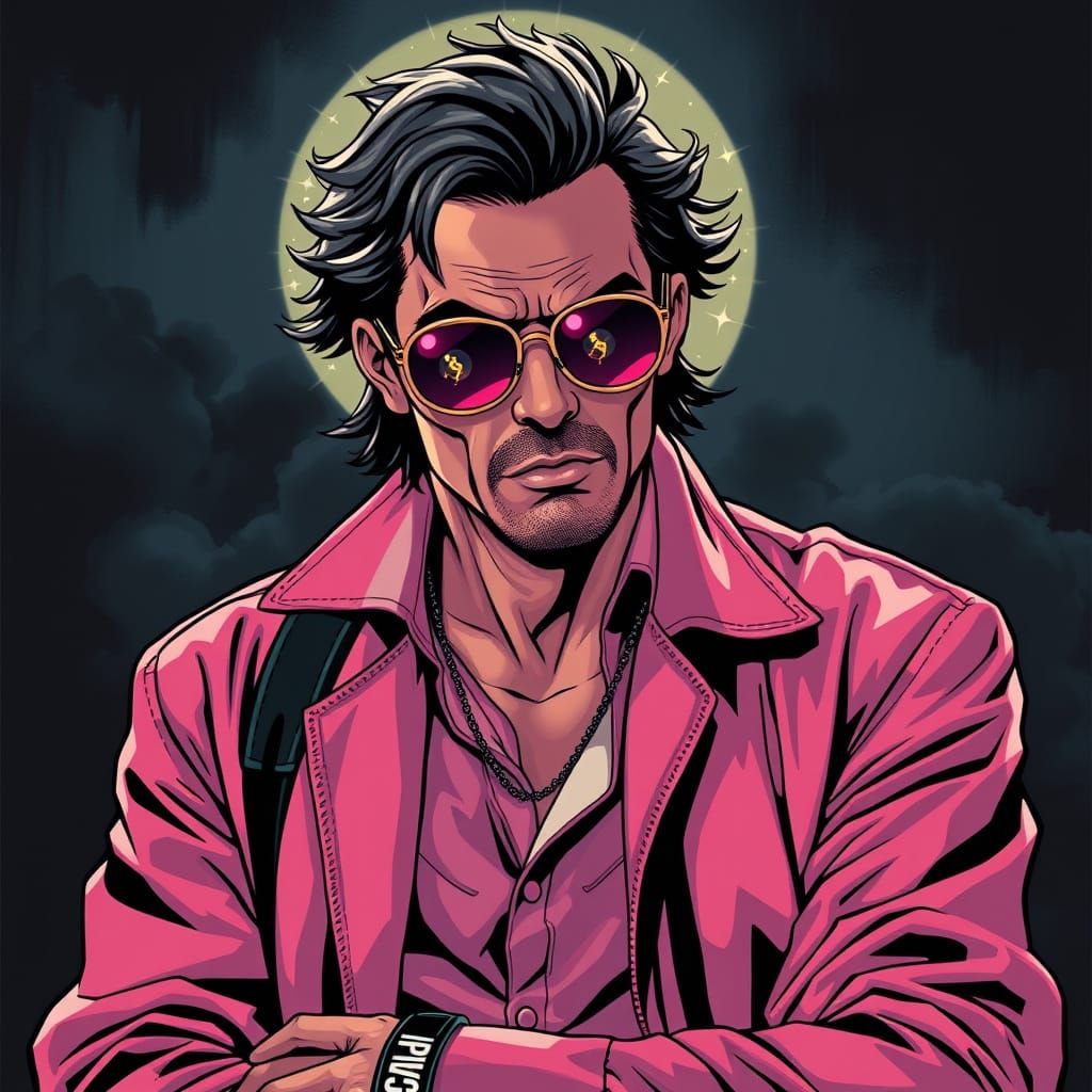 Elegant Master of Deception in Italian Streetwear