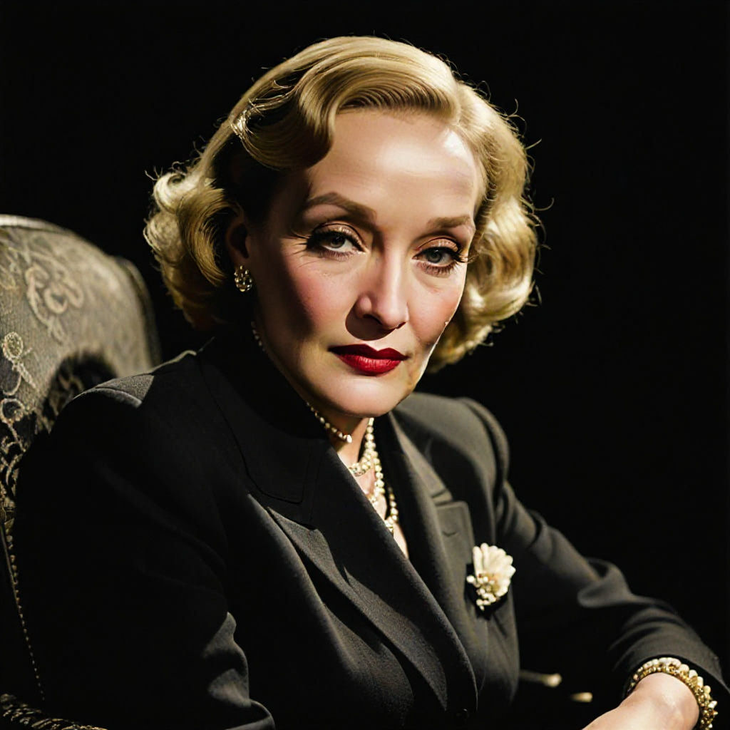Marlene Dietrich: Iconic Hollywood Portrait