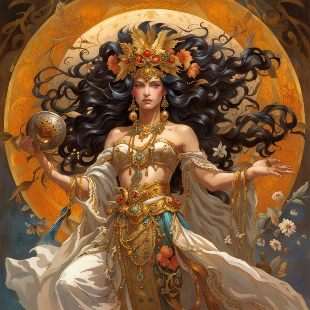 Haoma: Rococo God of Harvest, Health, and Strength