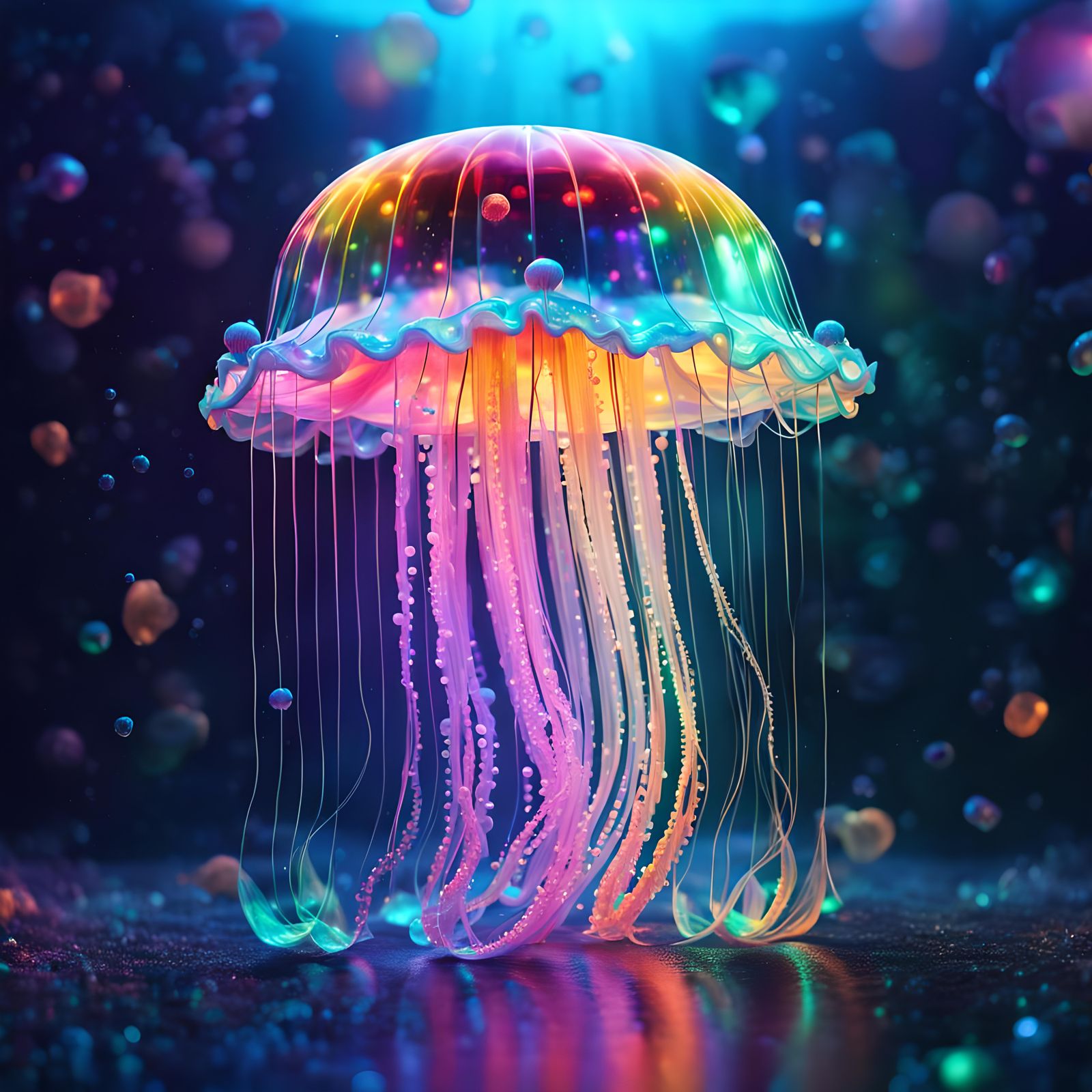 Irredescent Jellyfish