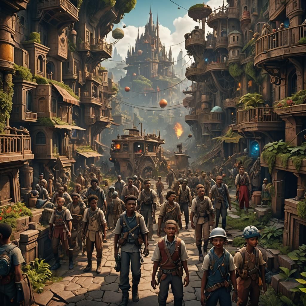 Utopian World: Children's Dreams in 3D Art