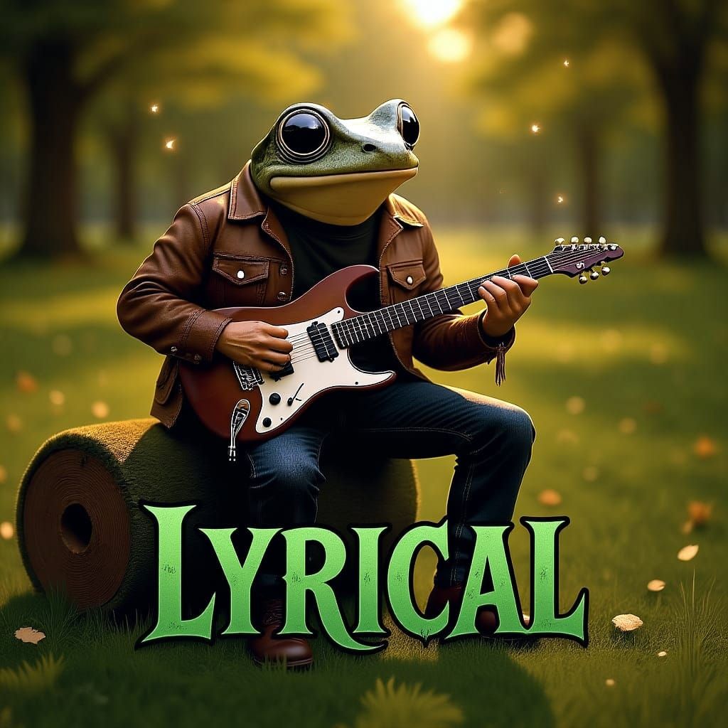 Lyrical Frog Character Portrait