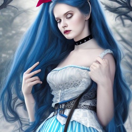 Alice in Wonderland as Armored Warrior