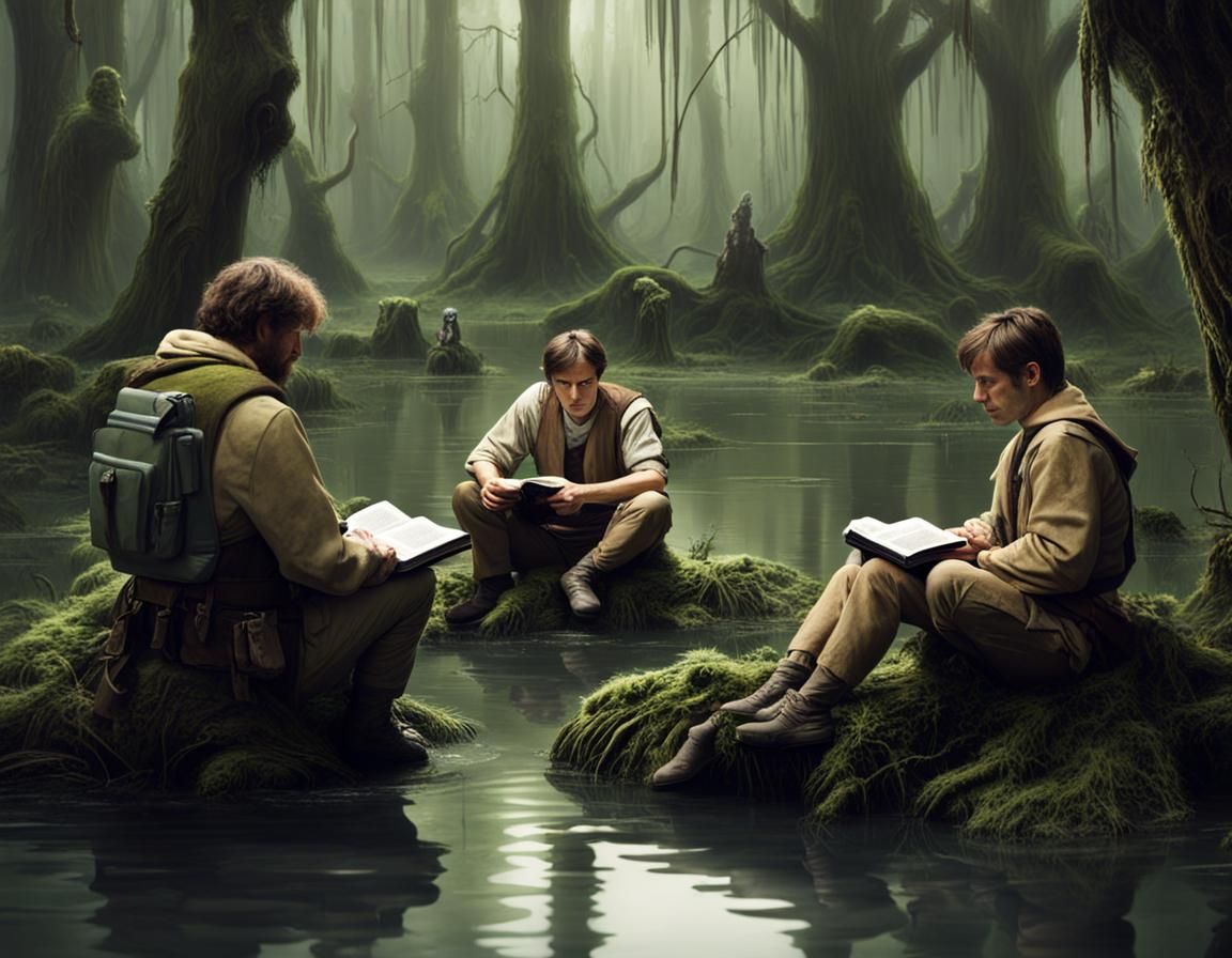Bible Study in a Swampy Dagobah-like Region