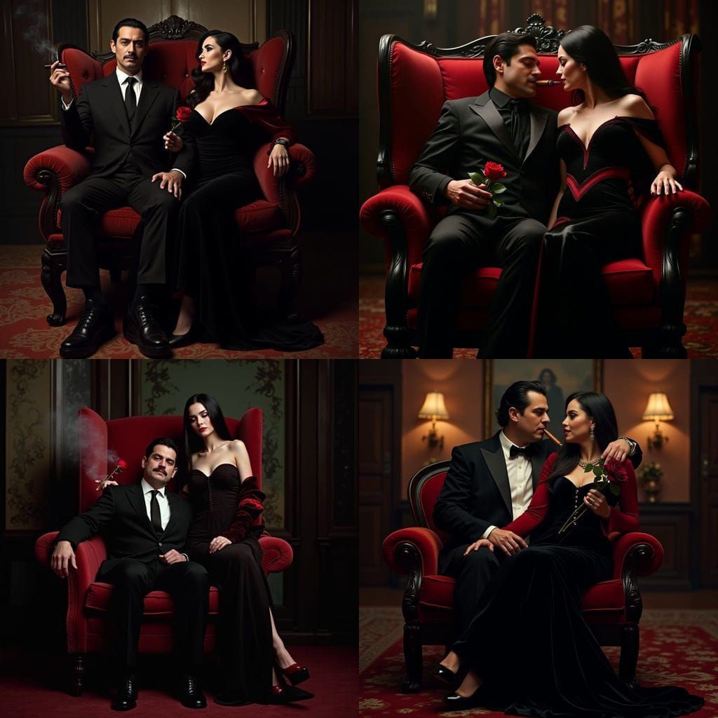 Luis Guzmán as Gomez Addams in Gothic Mansion