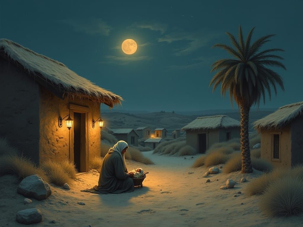 No room in the inn, but room under the sky