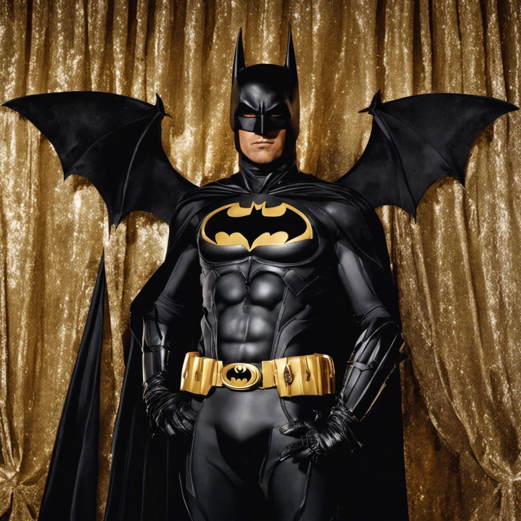 Val Kilmer as Batman: Hyperrealistic 1995 Film Portrait