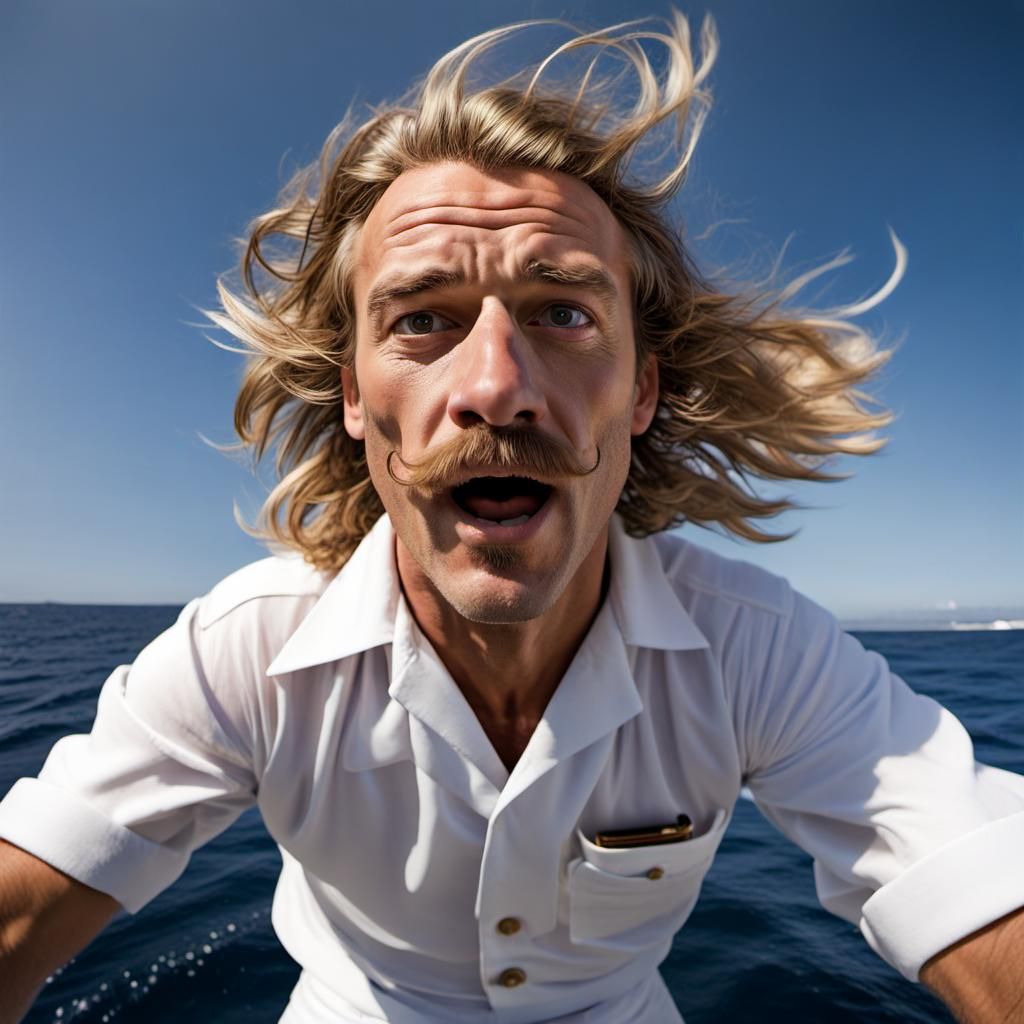 Awkward Sailor Tripping: A Professional Portrait