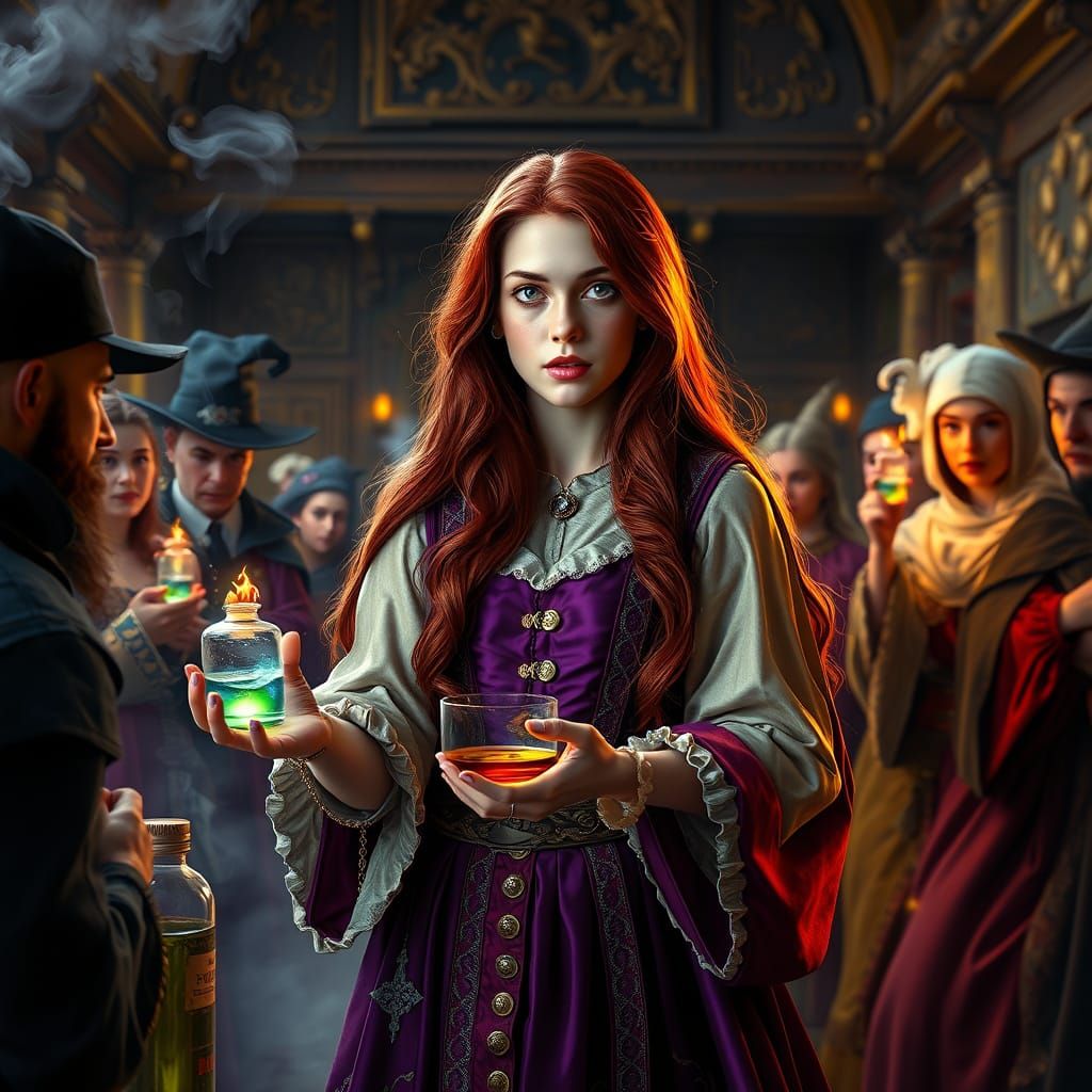 Mystical Renaissance Magician Reveals Potions in Ancient Uni...