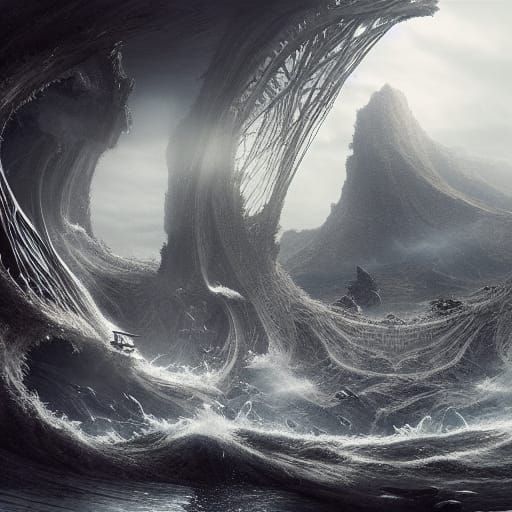 Epic Charybdis Digital Matte Painting
