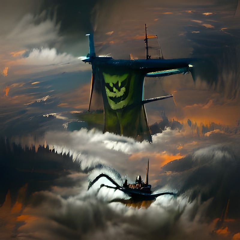Flying Dutchman Sails the World in Sinister Style